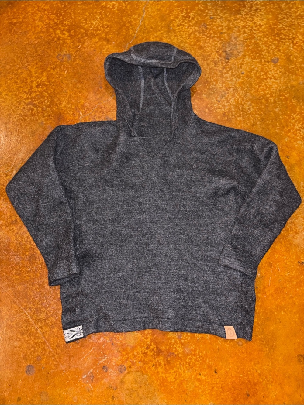 Women’s Charcoal Crewneck Hooded Sweater